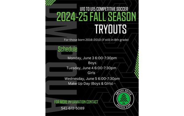 2024-25 Fall Competitive Tryouts