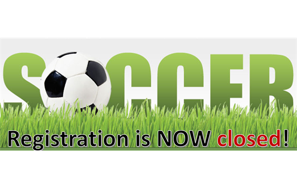 2026 Spring Recreational Soccer is Closed